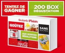 GRATUITS : 200 coffrets de boissons Light (Fanta, Coca-Cola...)