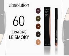 60 crayons maquillage Le Smoky offerts