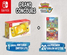 En jeu : 1 Nintendo Switch Lite + 20 jeux Pokémon 