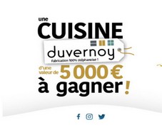 A gagner : une cuisine Duvernoy 5000 €