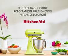 En jeu : 3 robots pâtissiers Artisan KitchenAid de 749€ chacun