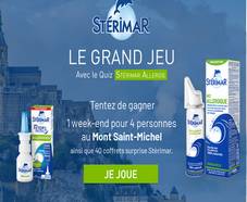 40 coffrets surprise Stérimar offerts