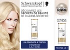 100 shampoings gratuits Schwarzkopf à tester