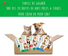 Biofood France : 20 boites anti puces / tiques gratuites