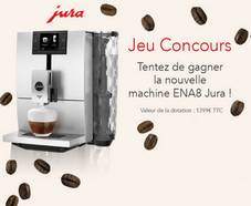 En jeu : machine à café Jura de 1399€ 