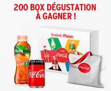 200 box Coca-Cola gratuites