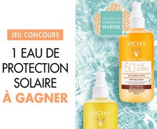 15 flacons de protection solaire Vichy gratuits !