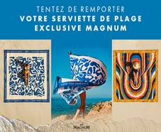 En jeu : 40 serviettes de plage Magnum XXL de 50€ 