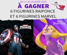 King Jouet : 12 figurines Raiponce & Marvel à gagner 