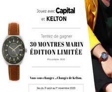 En jeu : 30 montres KELTON de 99€