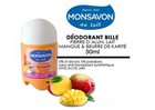 500 déodorants gratuits Monsavon à tester
