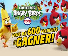 610 peluches Angry Birds Collector GRATUITES