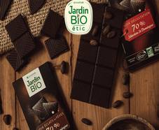 Assortiment de tablettes de chocolat Jardin Bio offert