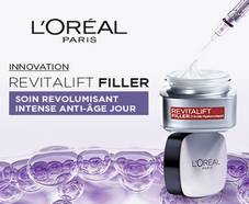 100 soins Revitalift Filler de L’Oréal Paris gratuits
