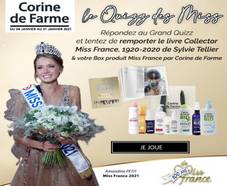 Coffret Miss France de 9 produits de beauté offert