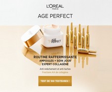 100 routines Age Perfect de L’Oréal Paris gratuites