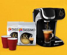 Jeu Tassimo : 100 coffrets de café, 350 lots de tasses et 10 machines à café à gagner !