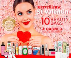 Les Victoires de la Beauté : 10 Beauty Bags de Saint-Valentin de 450€ chacun offerts 