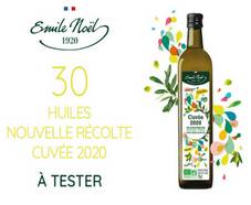 30 huiles d’olive Cuvée 2020 Emile Noël gratuites