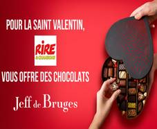 En jeu : 10 coffrets St Valentin contenant 100€ de chocolats 