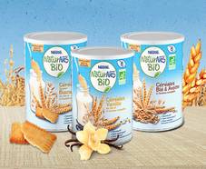 1200 boites de Céréales bébé Nestlé Naturnes Bio offertes 