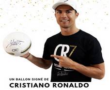 A gagner : 200 ballons signés par Cristiano Ronaldo
