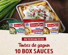 Entremont : 10 box gourmandes de sauces fromagères à gagner !