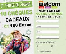Weldom : 10 chèques-cadeaux de 100€ à gagner !