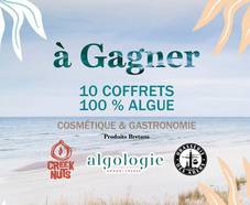 En jeu : 10 coffrets 100% algue de 110€