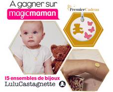 A remporter : 15 ensembles de bijoux bébé Lulu Castagnette