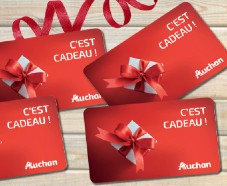 Auchan : 200 cartes-cadeaux de 50€ à gagner