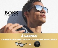 En jeu : 5 lots avec paire de lunettes Hugo boss + ballon Raphaël Varane