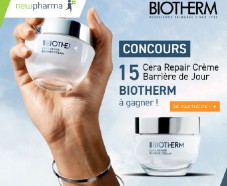 15 crèmes Biotherm Cera Repair à gagner