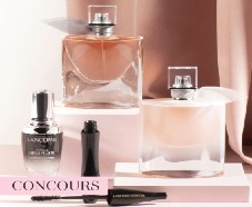 Magnifiques Coffrets LANCOME (parfum, mascara, sérum) offerts