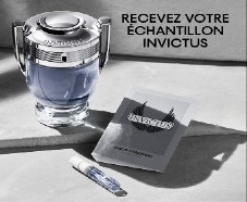 Echantillons gratuits Paco Rabanne Parfum Invictus