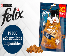 Echantillons GRATUITS Chats : FELIX Tasty Nuggets